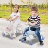 Stumiamas vaikiškas automobilis mėlyna/rožinė