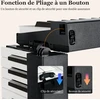 Sulankstoma elektrinė klaviatūra juoda
