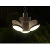 Sulankstoma LED saulės lempa su kabliu, 13 cm