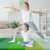 Sulankstomas gimnastikos kilimėlis 180 x 120 cm
