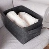 Storage Solutions Home Styling Collection Audinių laikymo krepšys 36x27x20 cm Juodas