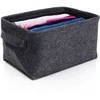 Storage Solutions Home Styling Collection Audinių laikymo krepšys 36x27x20 cm Juodas