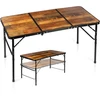 Sulankstomas stalas 120x60x37/66 cm