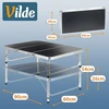 Sulankstomas stalas 90x60x27/51 cm