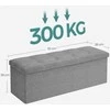 Songmics Sulankstomas suolas 110 x 38 x 38 cm