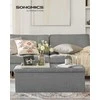Songmics Sulankstomas suolas 110 x 38 x 38 cm