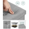Songmics Sulankstomas suolas 110 x 38 x 38 cm