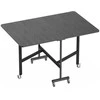Sulankstomas valgomasis stalas 120x80x73 cm