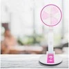 Bikuva.lt Sulankstomas ventiliatorius su LED apšvietimu ir USB įkrovimu, 18 cm