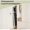 Songmics Sulankstomos kopėčios balta