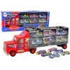 Lean Toys Sunkvežimis su automobiliukais, 12 vnt