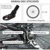 "PawHut 2-in-1" priekaba šunims, dviračio priekaba šunims, vežimėlis šunims su atšvaitais, vežimėlis šunims iki 30 kg, dviračių priekaba dideliems šunims, Oksfordo audinys, žalia spalva