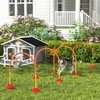 Šunų vikrumo rinkinys oranžinis ir geltonas