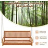 Supamas suolas iš akacijos medienos, iki 360 kg, natūralios spalvos, 138 × 62 × 60 cm