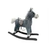 Lean Toys Supamasis arkliukas 74 cm, pilkas