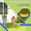 Outsunny vaikiškų sūpynių komplektas, rėmas su 2 sūpynėmis, sūpynių stovas, sodo sūpynės dviem vaikams 3-8 metų, plienas, 2,69 x 1,6 x 1,8 m