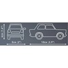 Cobi Surenkamas modelis Youngtimer Trabant 601 DeLuxe 24516, 71 d.