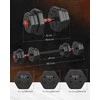 Songmics Svarmenų rinkinys 20 kg juoda