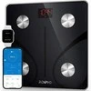 Svarstyklės RENPHO OB02720 - Bluetooth prisijungęs svorio ir kūno analizatorius - 13 rodiklių - Grūdinto stiklo platforma - Juoda