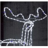 Šviečiantis elnias su 216 LED ir judančia galva, 80x93x41 cm