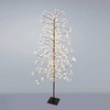 Lauko šviečianti kalėdinė dekoracija medis 480 LED 180 cm