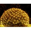 Šviesos užuolaida 100 LED, šiltai balta, 1x2 m