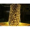 Šviesos užuolaida 100 LED, šiltai balta, 1x2 m