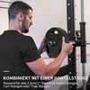 SPORTNOW 4 dalių svorių rinkinys, 2 x 2,5kg / 5kg svoriai, hantelių diskų rinkinys, svorių diskai 2,5 cm skersmens grifui, Ø 25/30 mm skylė, juodi