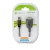 Techly IDATA USB-SER-2T kabelių sąsaja / invertavimo adapteris USB A RS232 Juoda, Metalinis