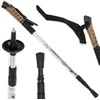 Teleskopinė nordic walking lazda su kamštine rankena, 65-135 cm
