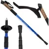 Teleskopinė nordic walking lazda su kamštine rankena, 135 cm
