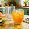 Terminės stiklinės su dviguba sienele, 320 ml, 9 × 9 × 11,5 cm, 2 vnt.