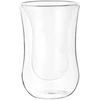 Termo stiklinės su dviguba sienele, 60 ml, skaidrios, 6 × 6 × 9 cm, 2 vnt.