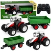 Lean Toys Traktorius 1:24 su priekaba