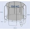 Songmics Trampolin 305 cm, Gartentrampolin, mit Sicherheitsnetz