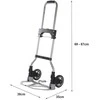 Transportavimo vežimėlis sulankstomas 50 kg