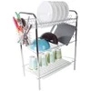 Three-tier drying rack kitchen drainer