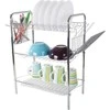 Three-tier drying rack kitchen drainer