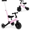 Triratukas EcoToys 2in1, rožinis