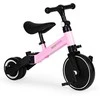 Triratukas EcoToys 2in1, rožinis