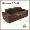 Trivietė sofa 197 x 97 x 69 cm