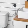 Home Styling Collection Bathroom Solutions Tualetinio Popieriaus Laikiklis su Lentynėle - Baltas