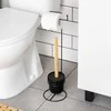 Tualetinio popieriaus laikiklis su WC šepetėliu Vilde 53 cm