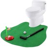 Lean Toys Tualeto golfo rinkinys su kilimėliu ir lazda