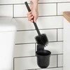 Dornbracht Tualeto šepetys Vilde su laikikliu, silikoninis, juodas, 35 cm