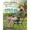 Songmics Turistinė kėdė žalia