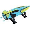 Lean Toys Turkio ir geltonos spalvos RC valdomas vandens laivas