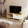TV staliukas Songmics Vasagle Televizoriaus spintelė, televizoriaus staliukas su 2 durelėmis, 140 cm ilgio