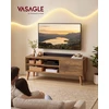 Songmics TV staliukas televizoriams iki 55 col., šiltai rudas, 120 × 40 × 49 cm