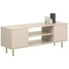 Luco TV staliukas Focus 155cm Cashmere/Auksinis